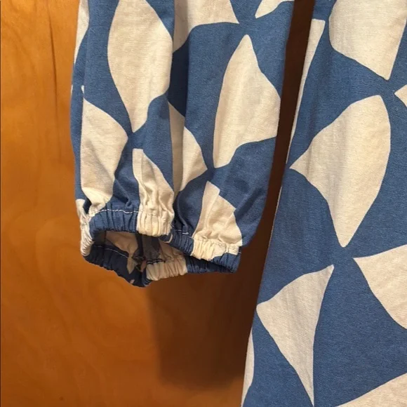 Rachel ZoeBlue Geometric Patterned Women's Dress - Picture 5 of 8